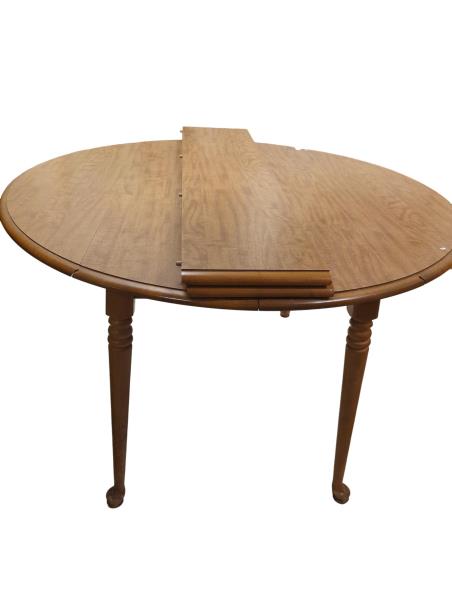 Maple Drop-side Kitchen Table with 2 Leaves