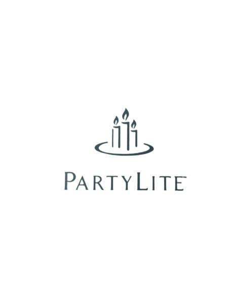 PartyLite Solitaire Crystal Candle Holder with Gold Metal Stand