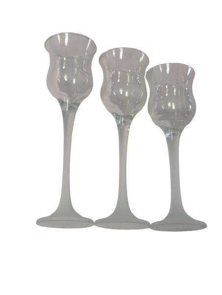 PartyLite P9248 Iced Crystal™ Trio Candle Holders