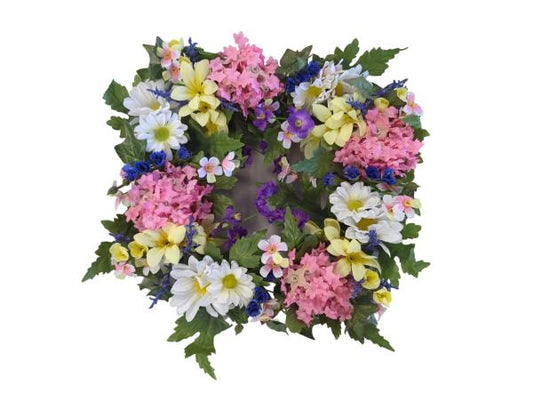 PartyLite Secret Garden Floral Wreath - 6" Decorative Ring