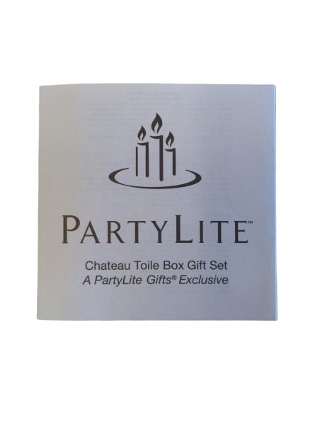 PartyLite Chateau Toile Box Gift Set Exclusive