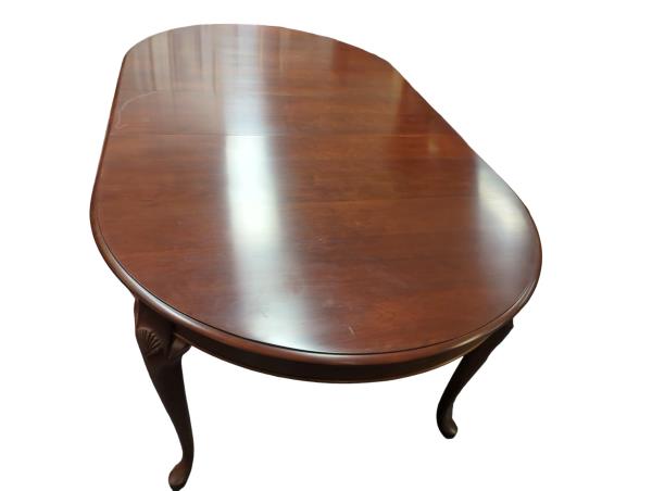 Queen Anne Oval Cherry Dining Table