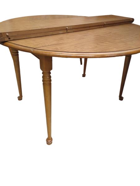 Maple Drop-side Kitchen Table with 2 Leaves