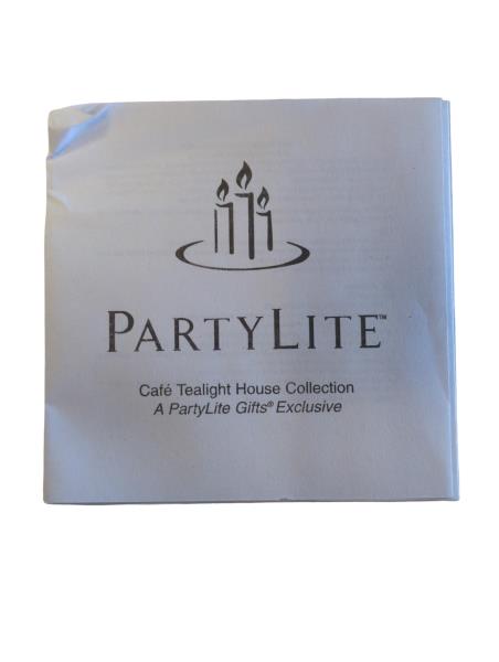 PartyLite Café Tealight House Collection Exclusive Gift Set