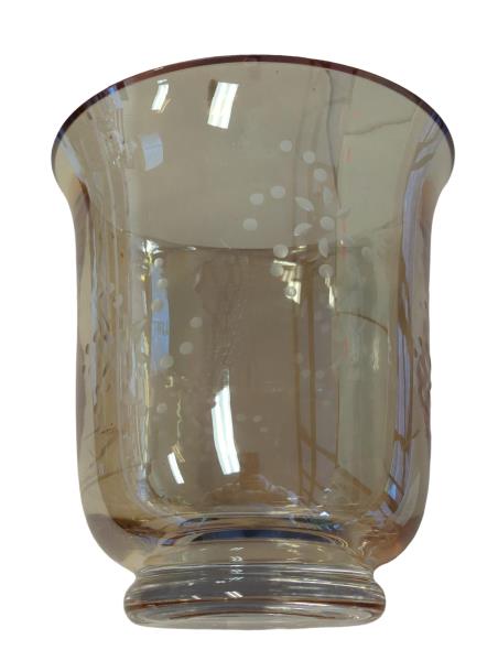 PartyLite Golden Lustre™ Hurricane Glass Candle Holder